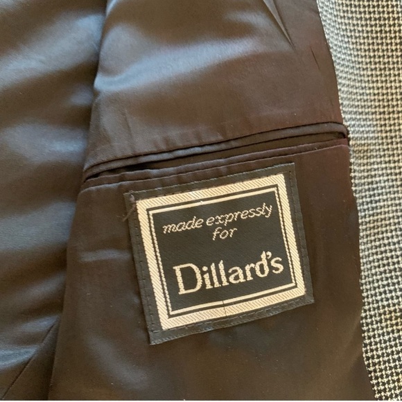 Riserva Luciano Franzoni Italy Wool Herringbone Notch Lapel Blazer Size 42R - Picture 11 of 16